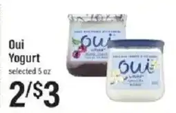 Lowes Foods Oui Yogurt offer