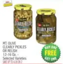 Ingles Markets Mt Olive clearly pickles or relish offer