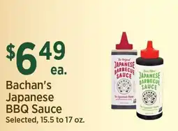 Yoke's Fresh Market Bachan's Japanese BBQ Sauce offer
