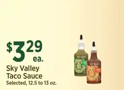 Yoke's Fresh Market Sky Valley Taco Sauce offer