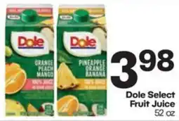 Harp's Market Dole Select Fruit Juice offer