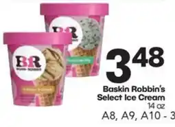Harp's Market Baskin Robbins Select Ice Cream offer
