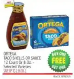 Ingles Markets Ortega taco shells or sauce offer