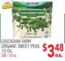 Ingles Markets Cascadian Farm organic sweet peas offer