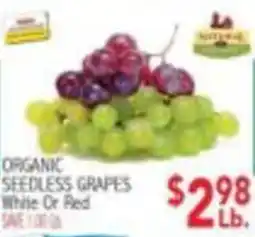 Ingles Markets Organic seedless grapes offer