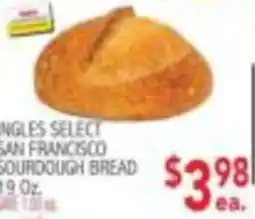 Ingles Markets Signature Select San Francisco Sourdough Bread offer