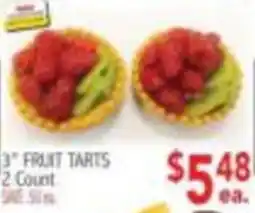 Ingles Markets 3" fruit tarts offer