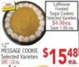 Ingles Markets Lighthouse frosted sugar cookies offer
