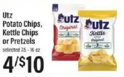 Lowes Foods Utz potato chips, kettle chips or pretzels offer