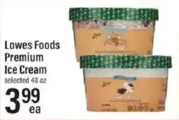 Lowes Foods Lowes Foods Premium Ice Cream offer