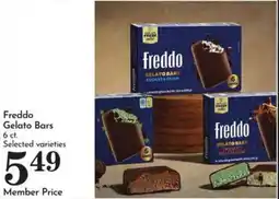 Pavilions Freddo Gelato Bars offer