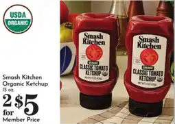 Pavilions Smash Kitchen Organic Ketchup offer