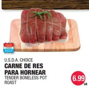 U.S.D.A. Choice Tender Boneless Pot Roast
