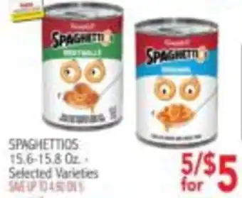 Ingles Markets Spaghettios offer
