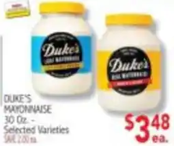 Ingles Markets Duke's mayonnaise offer
