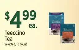 Yoke's Fresh Market Teeccino Tea offer