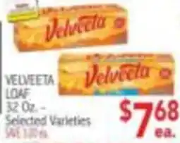 Ingles Markets Velveta loaf offer