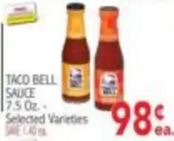 Ingles Markets Taco Bell Sauce offer
