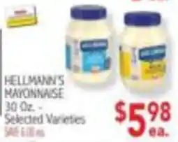 Ingles Markets Hellmann's mayonnaise offer