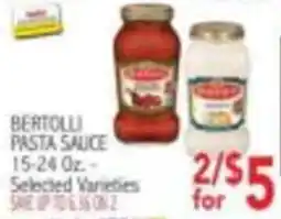 Ingles Markets Bertolli pasta sauce offer