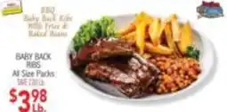 Ingles Markets Bbq baby back ribs offer