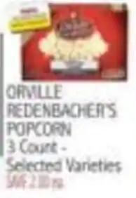 Ingles Markets Orville redenbacher's popcorn offer