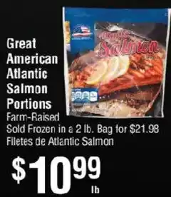 Great American Atlantic Salmon Portions