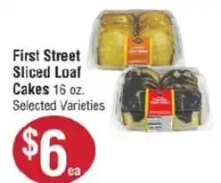 Smart & Final First Street Sliced Loaf Cakes offer