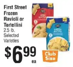 Smart & Final First Street Frozen Ravioli or Tortellini offer