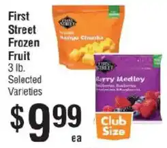 Smart & Final First Street Frozen Fruit offer