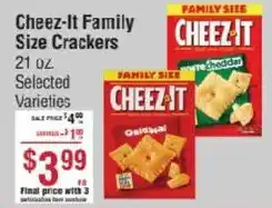 Smart & Final Cheez-It Family Size Crackers offer