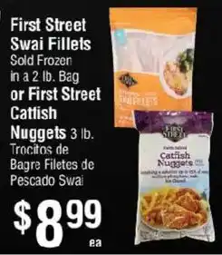 Smart & Final First Street Swai Fillets or First Street Catfish Nuggets offer