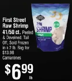 Smart & Final First Street Raw Shrimp offer