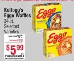 Smart & Final Kellogg's Eggo Waffles offer