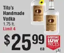Smart & Final Tito's Handmade Vodka offer