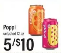 Lowes Foods Poppi selected 12 oz offer