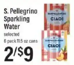Lowes Foods S. Pellegrino Sparkling Water offer