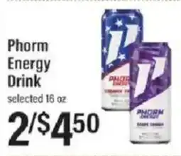 Lowes Foods Phorm Energy Drink offer