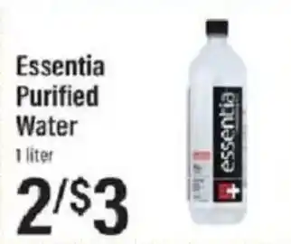 Lowes Foods Essentia purified water offer