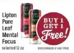 Lowes Foods Lipton Pure Leaf Mental Focus offer