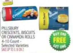 Ingles Markets Pillsbury crescents, biscuits or cinnamon rolls offer