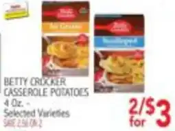 Ingles Markets Betty Crocker casserole potatoes offer