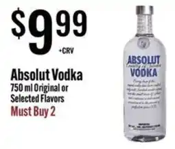 Jons International Absolut Vodka offer