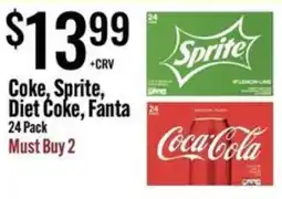 Jons International Coke, Sprite, Diet Coke, Fanta offer
