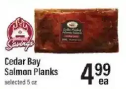 Lowes Foods Cedar Bay Salmon Planks offer
