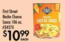 Smart & Final First Street nacho cheese sauce offer