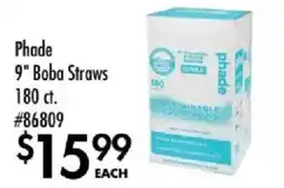 Smart & Final Phade 9" Boba Straws offer