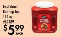 Smart & Final First Street ketchup jug offer