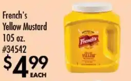 Smart & Final French's yellow mustard offer