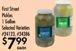 Smart & Final First Street Pickles offer